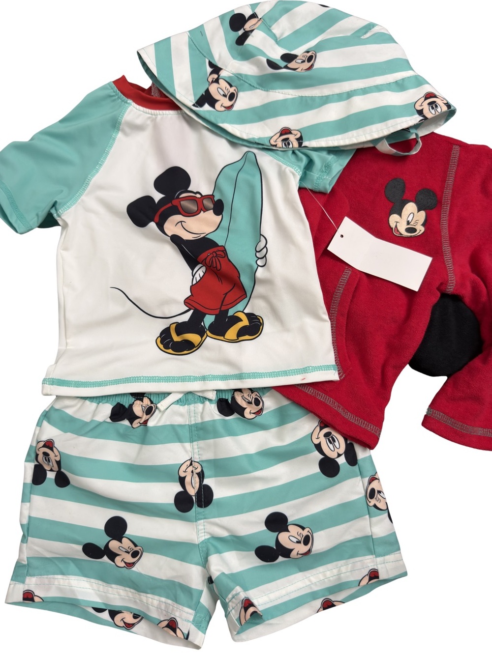 Mickey Mouse 4 Pc Baby Swim Set